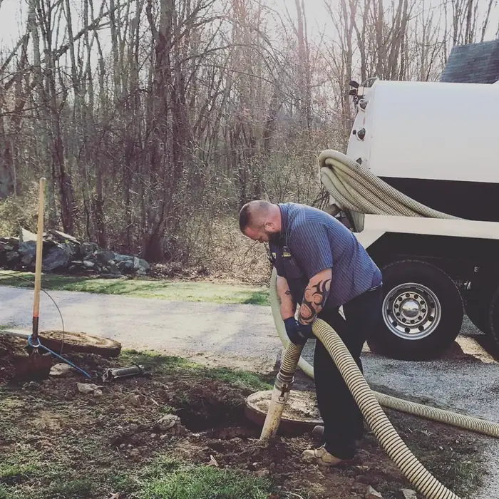 Septic service work in Connecticut